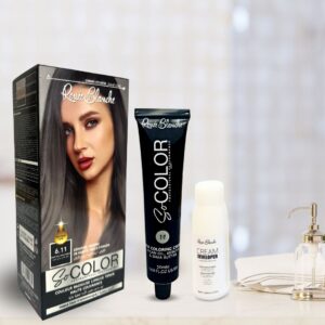 Coloration blond cendré intense 6.11 - Renée blanche
