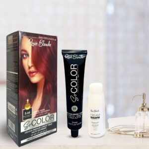 Coloration Châtain clair rouge intense 5.66 renée blanche