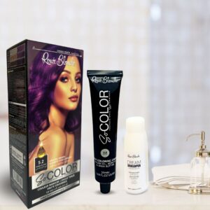 Coloration châtain clair violet 5.2 - renée blanche