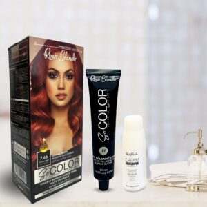Coloration blond rouge intense 7.66 - renée blanche
