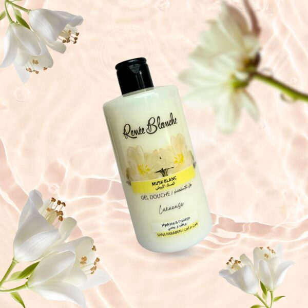 Gel douche de musc blanc - Renée blanche