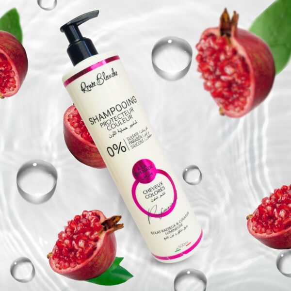 Shampooing protecteur couleur pour cheveux colorés à la grenade