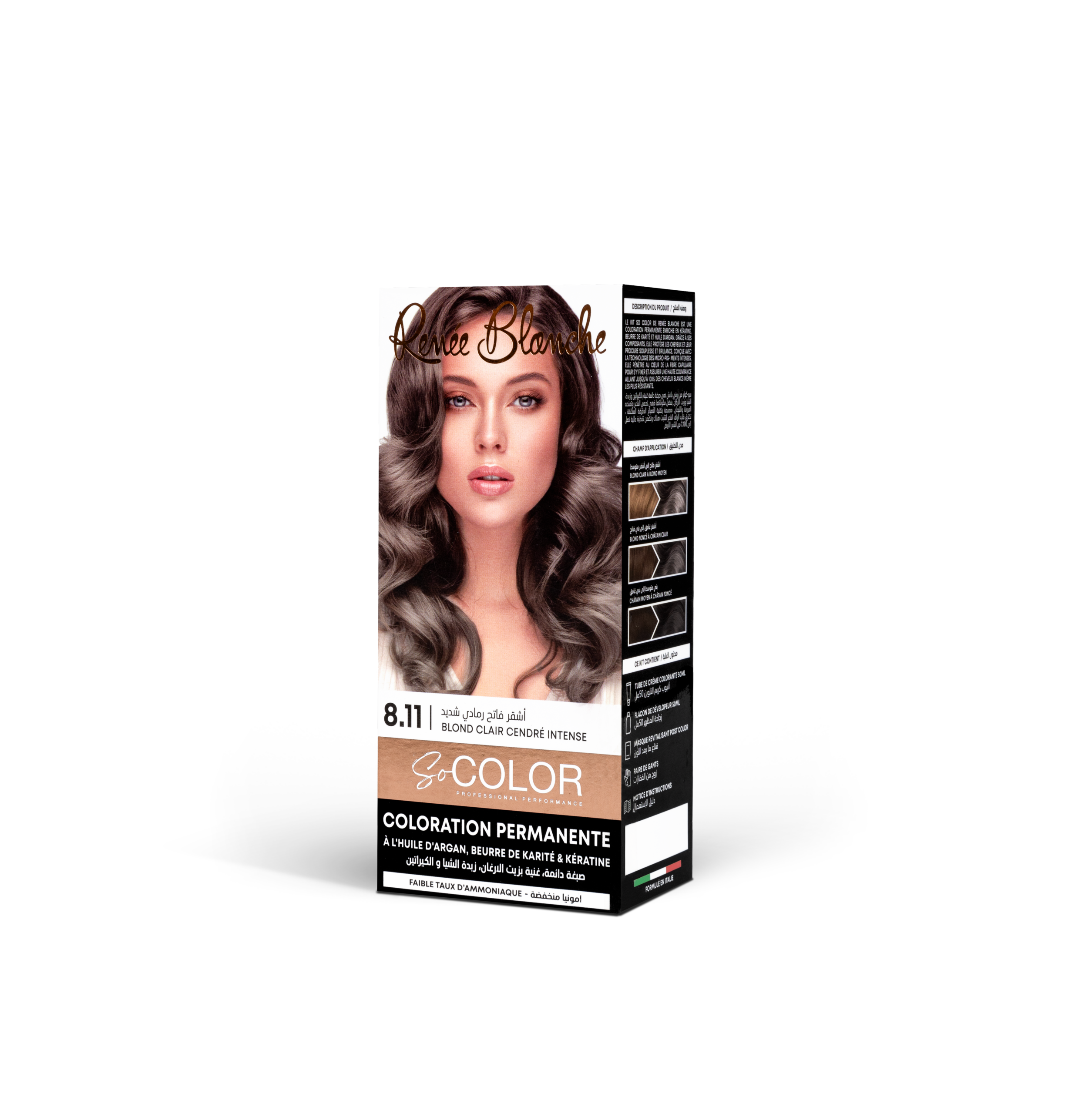 Blond Clair Cendré Intense 8.11