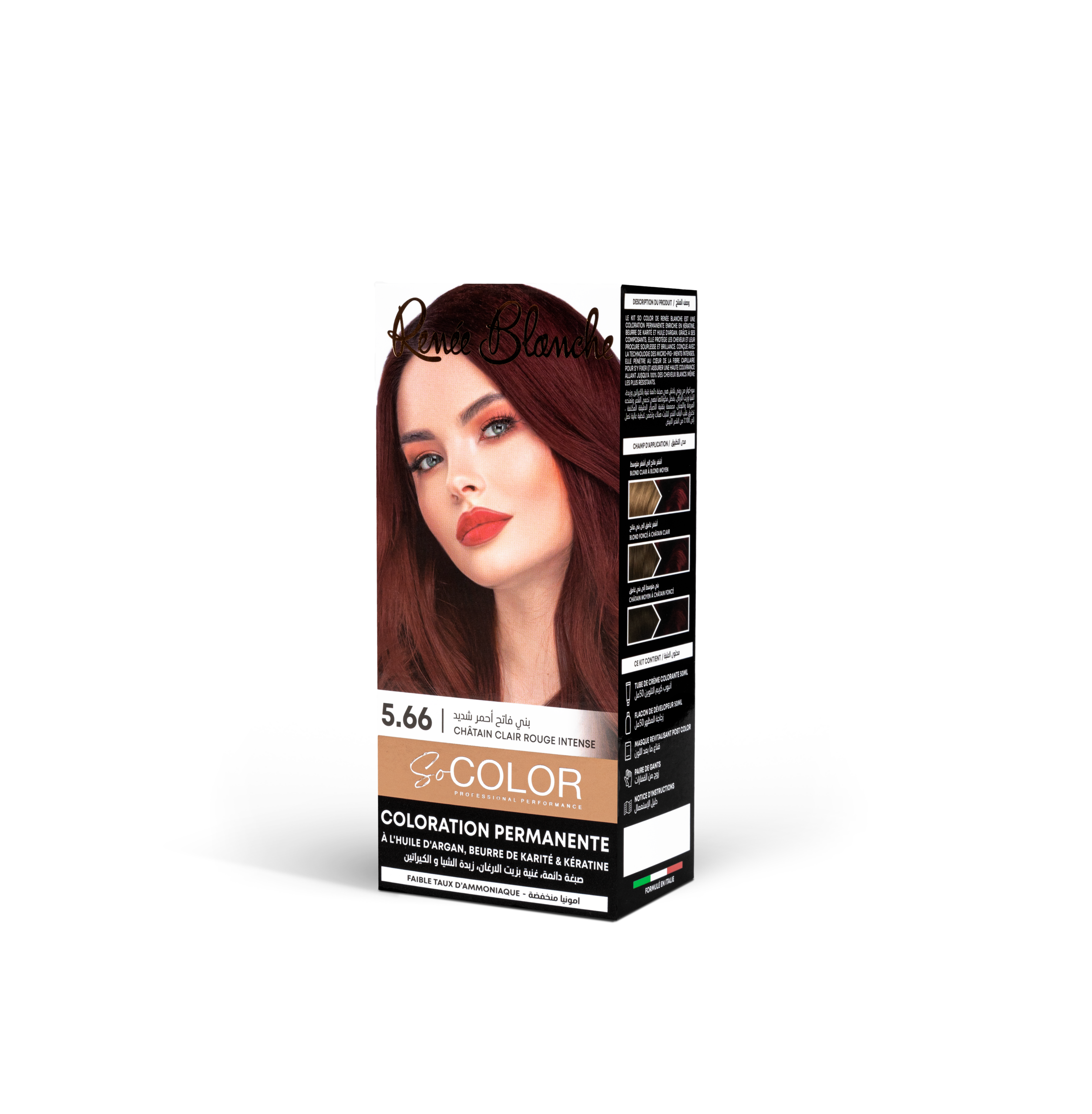 Châtain Clair Rouge Intense 5.66